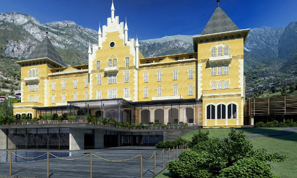 The Grand Hotel Billia in Saint-Vincent
